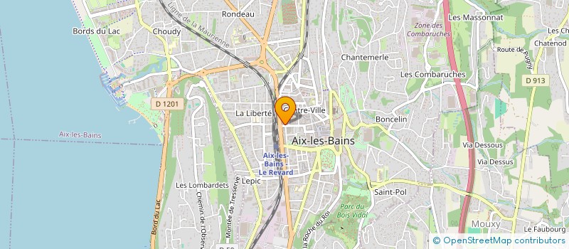 localisation de l'entreprise ALDRYN DEVELOPPEMENT  AIX-LES-BAINS