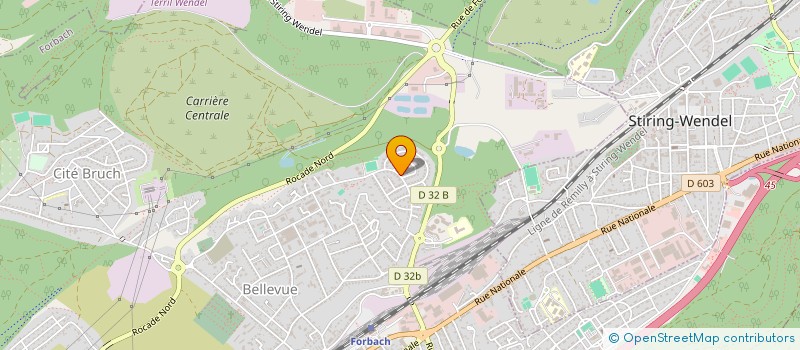 localisation de l'entreprise ALDS  FORBACH