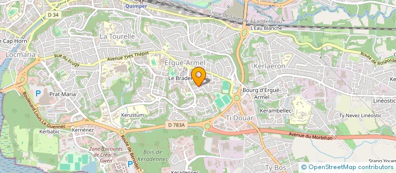 localisation de l'entreprise ALDS IMMO à QUIMPER