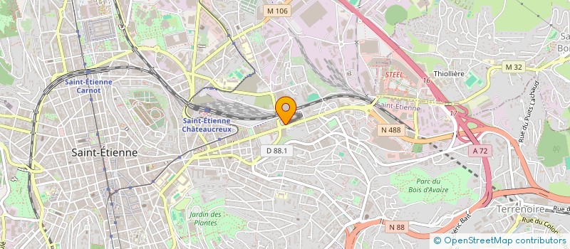 localisation de l'entreprise ALDYRA GENESYS  SAINT-ETIENNE