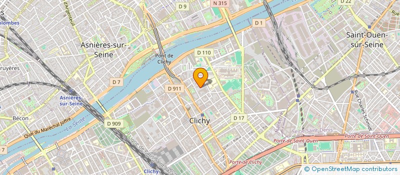 localisation de l'entreprise ALE COUVERTURE à CLICHY