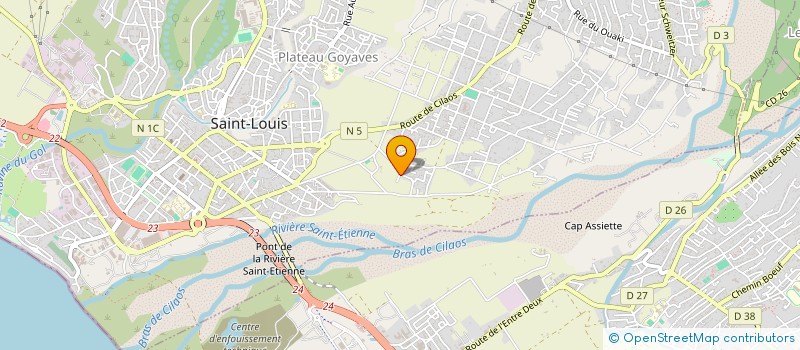 localisation de l'entreprise ALE KOKO à SAINT-LOUIS
