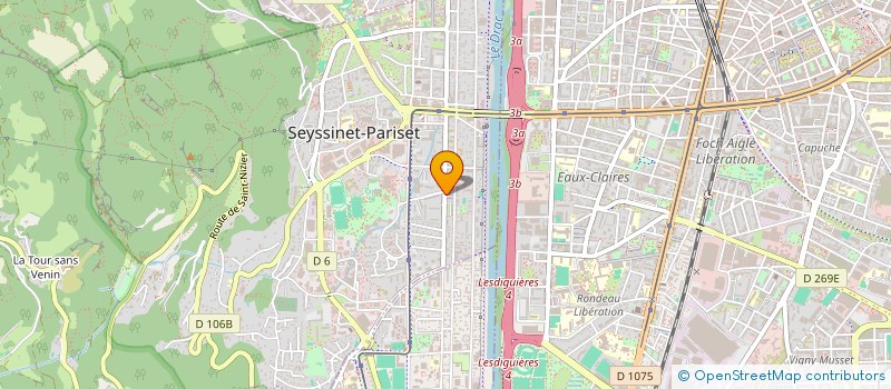 localisation de l'entreprise ALE2M à SEYSSINET-PARISET