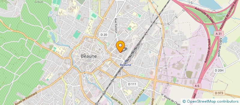 localisation de l'entreprise ALEA  BEAUNE