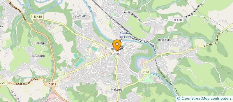 localisation de l'entreprise ALEA à CAMBO-LES-BAINS