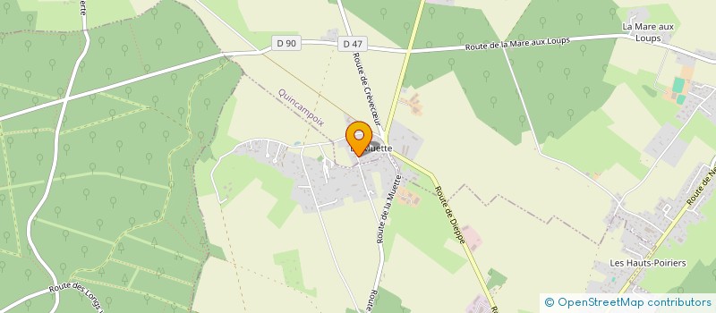 localisation de l'entreprise ALEA  QUINCAMPOIX