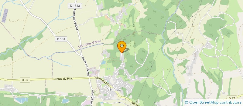 localisation de l'entreprise ALEA BOIS  VERNIOZ