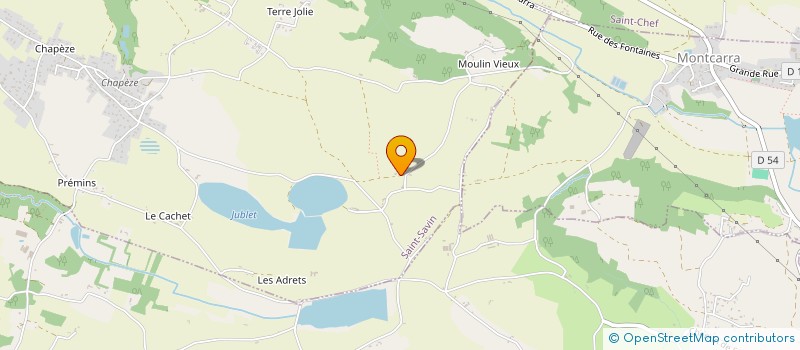 localisation de l'entreprise ALEA BREIZH à SAINT-SAVIN
