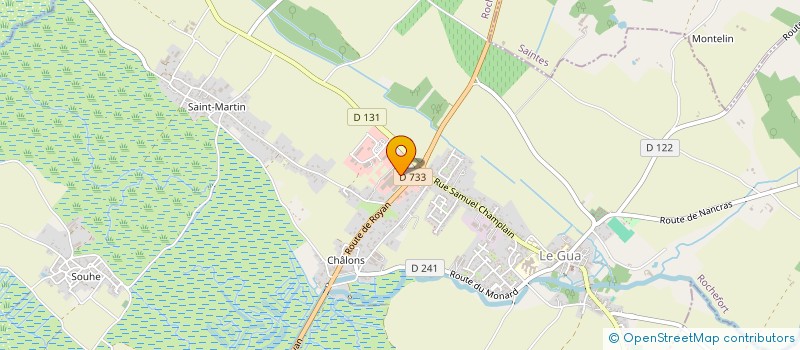 localisation de l'entreprise ALEA CARRELAGE SANITAIRES  LE GUA