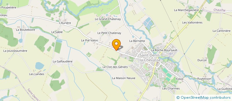 localisation de l'entreprise ALEA IMMO  SAINT-DENIS-LA-CHEVASSE