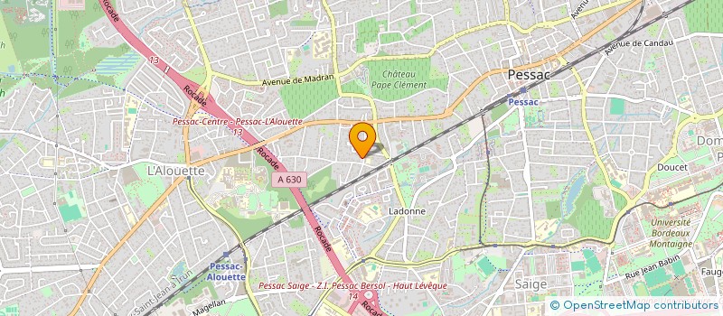 localisation de l'entreprise ALEA LINGUA EST à PESSAC