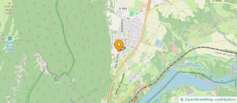 localisation de l'entreprise ALEA360  COLLONGES