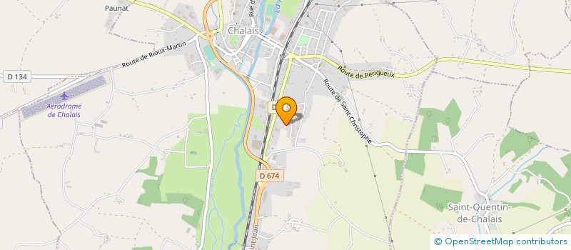 localisation de l'entreprise ALEAJACTAEST à CHALAIS