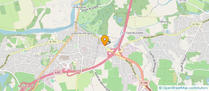 localisation de l'entreprise ALEANIS à SAINT-MELAINE-SUR-AUBANCE