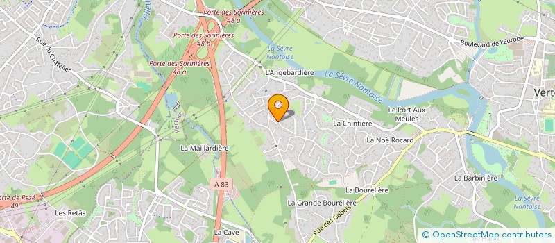 localisation de l'entreprise ALEARA à VERTOU