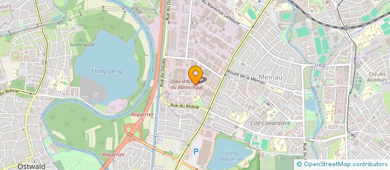 localisation de l'entreprise ALEARISQUE POLE RHENAN DE GESTION DU RISQUE ET DE L' ASSURANCE à STRASBOURG
