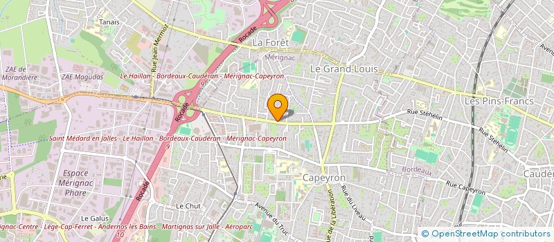 localisation de l'entreprise ALEAS à PESSAC
