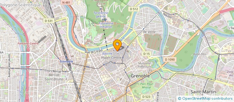 localisation de l'entreprise ALEATOIRE à GRENOBLE