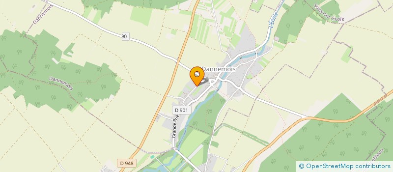 localisation de l'entreprise ALEBAT à DANNEMOIS