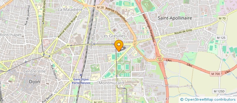 localisation de l'entreprise ALEBEN à DIJON