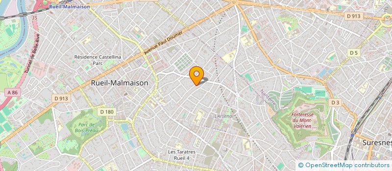 localisation de l'entreprise ALEBENCOR à RUEIL-MALMAISON