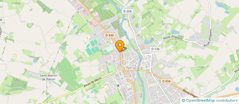 localisation de l'entreprise ALEC  NERAC