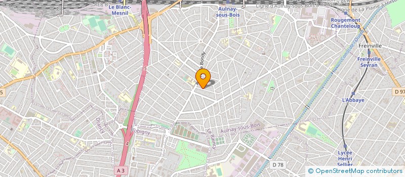 localisation de l'entreprise ALEC RESEAUX à AULNAY-SOUS-BOIS