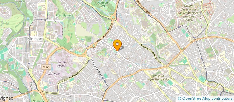 localisation de l'entreprise ALECAR à MONTPELLIER