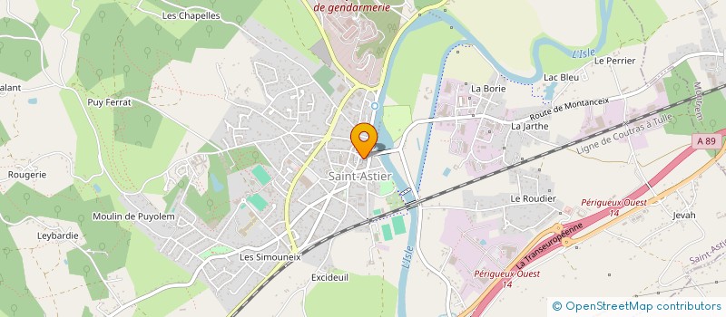 localisation de l'entreprise ALECTRON à SAINT-ASTIER