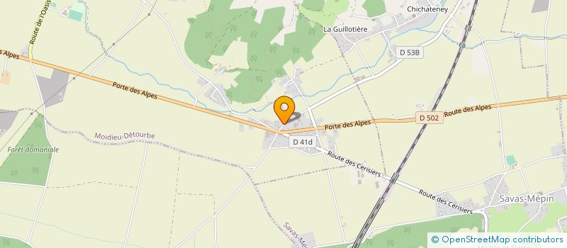 localisation de l'entreprise ALECUYER  MOIDIEU-DETOURBE