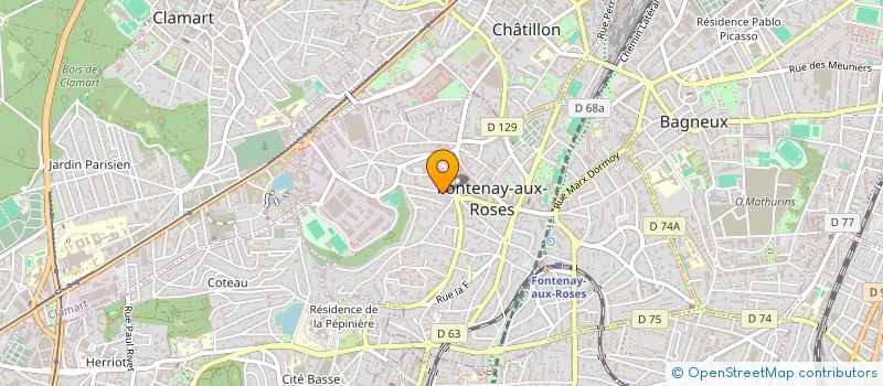 localisation de l'entreprise ALED à FONTENAY-AUX-ROSES