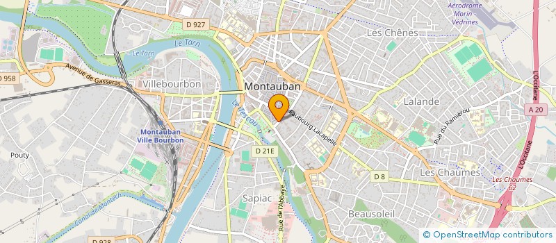 localisation de l'entreprise ALEDA  MONTAUBAN