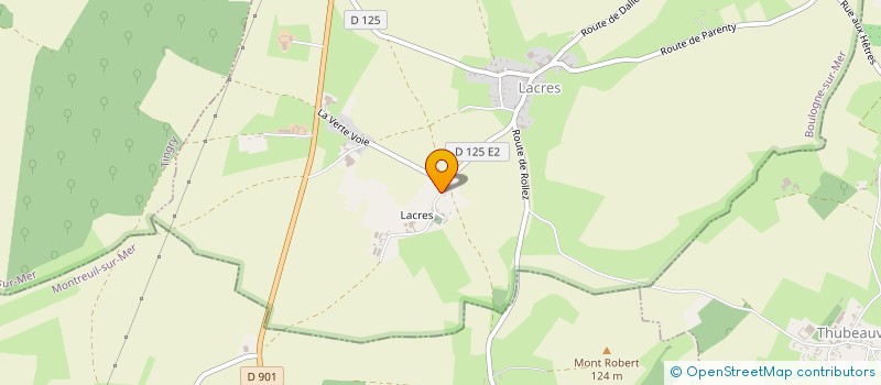 localisation de l'entreprise ALEDA  LACRES