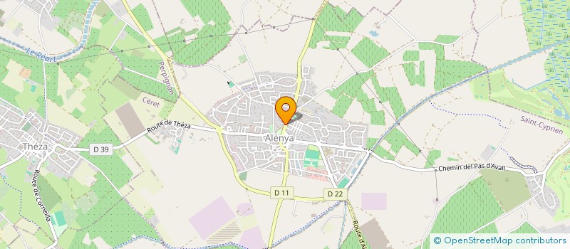 localisation de l'entreprise ALEDISTRIB  ALENYA