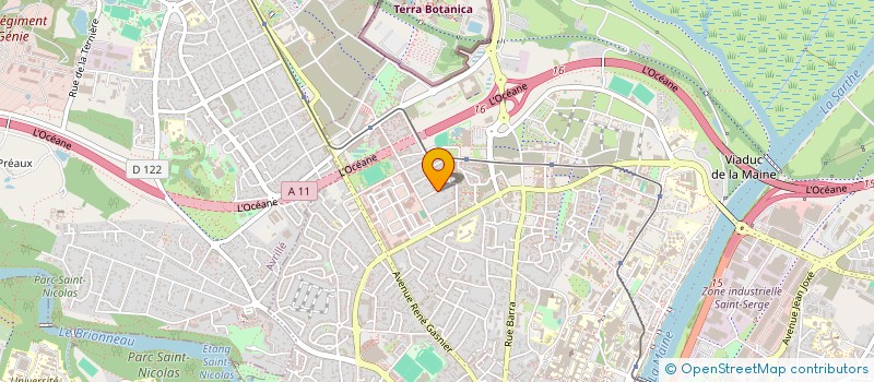 localisation de l'entreprise ALEEC à ANGERS