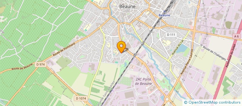 localisation de l'entreprise ALEEF TAXI à BEAUNE