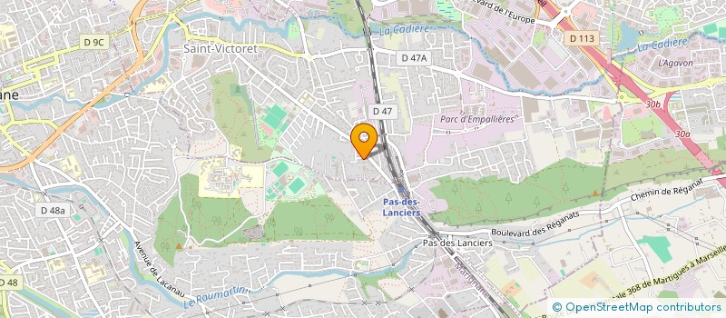 localisation de l'entreprise ALEEMO  SAINT-VICTORET