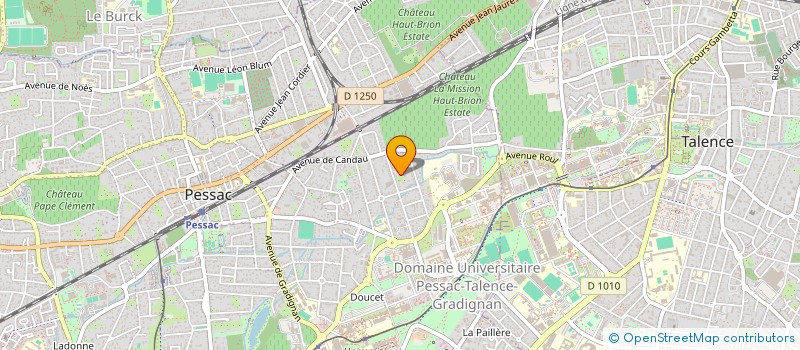 localisation de l'entreprise ALEES  PESSAC