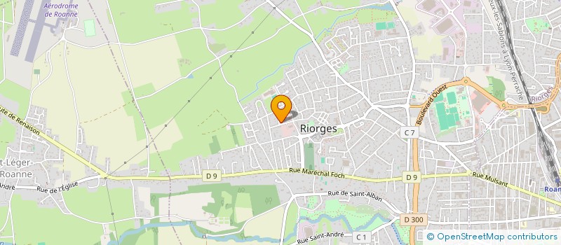 localisation de l'entreprise ALEF à RIORGES