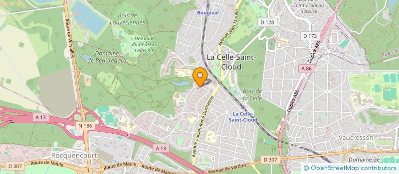 localisation de l'entreprise ALEF BETH CHAOUL  LA CELLE-SAINT-CLOUD