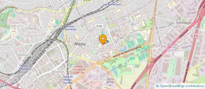 localisation de l'entreprise ALEF INVEST à MASSY