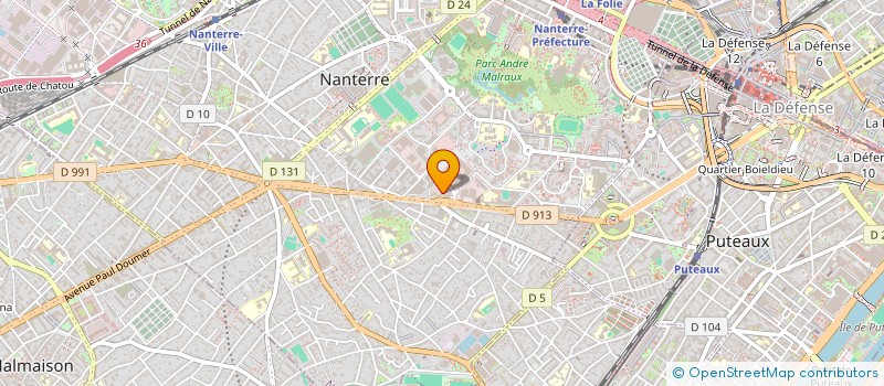 localisation de l'entreprise ALEF TRAINING  NANTERRE