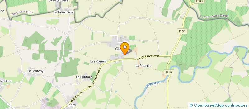 localisation de l'entreprise ALEFA-DIGITAL à LORETZ-D'ARGENTON