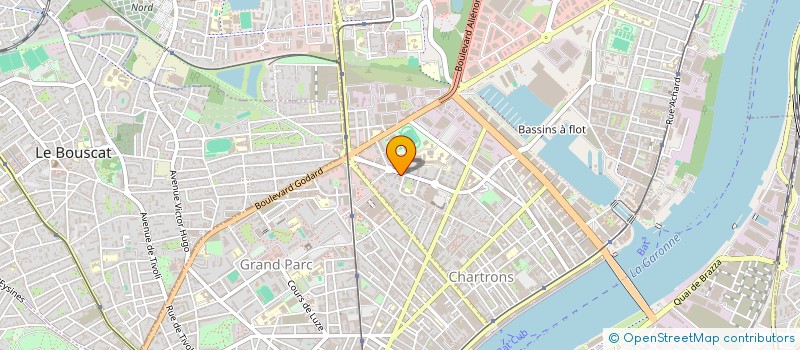 localisation de l'entreprise ALEFAN MAITRISE D OEUVRE à BORDEAUX