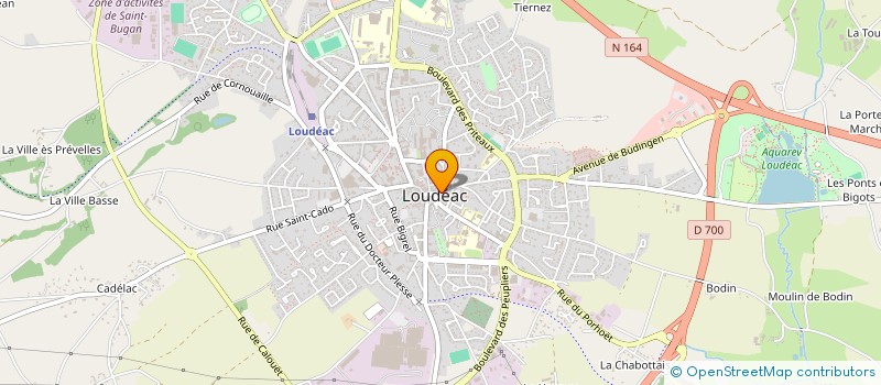 localisation de l'entreprise ALEG à LOUDEAC