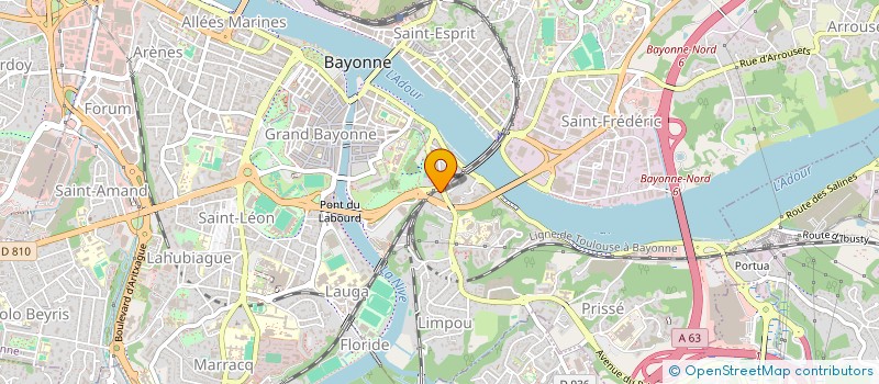 localisation de l'entreprise ALEGERAK à BAYONNE