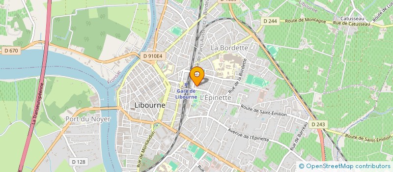 localisation de l'entreprise ALEGORIA AGENCY  LIBOURNE