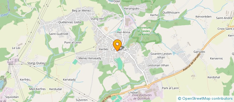 localisation de l'entreprise ALEGRA  ERGUE-GABERIC