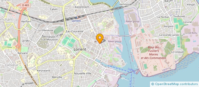 localisation de l'entreprise ALEGRA  LORIENT