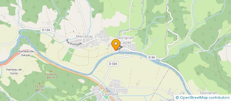 localisation de l'entreprise ALEGRIA à CAUMONT